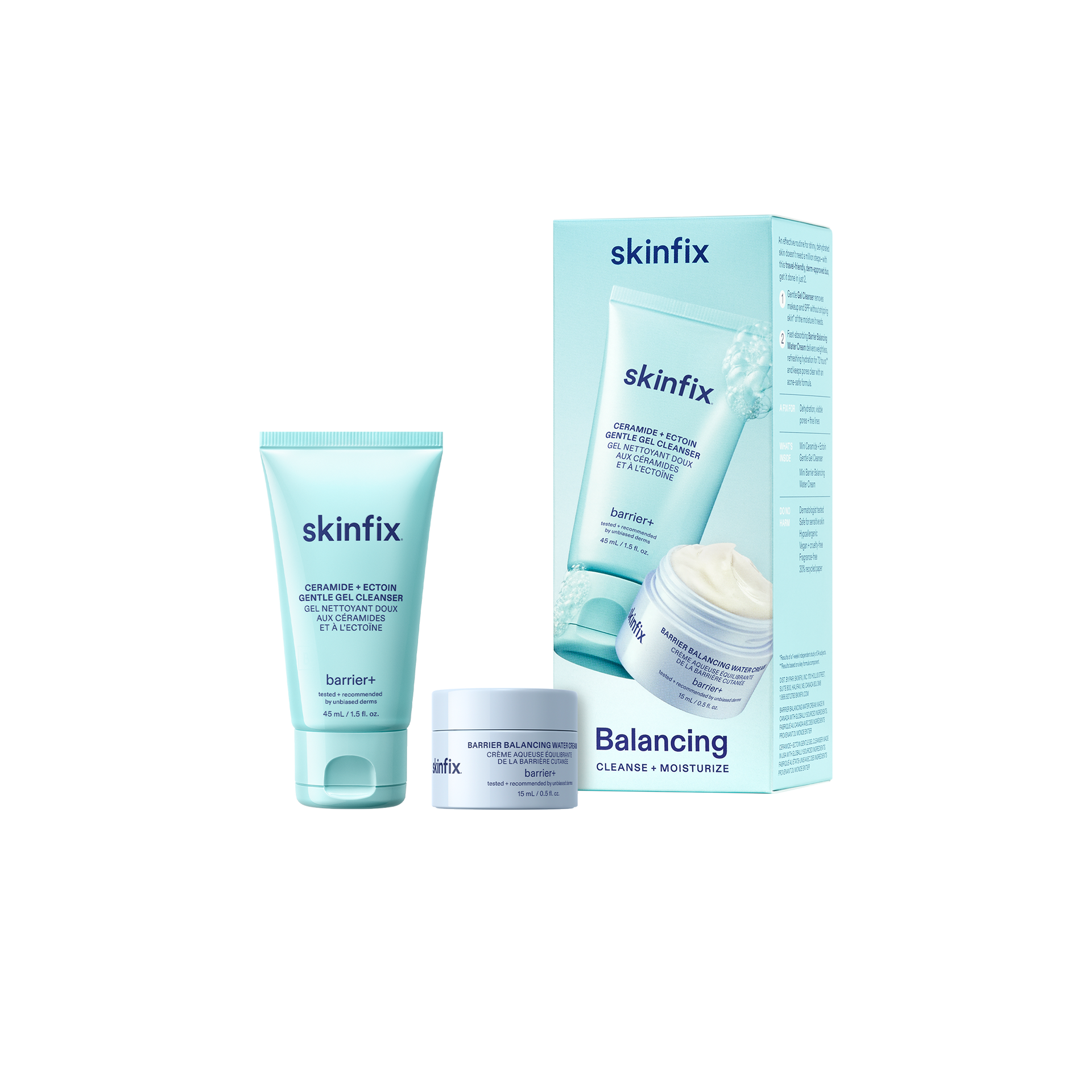Balancing Cleanse + Moisturize Set