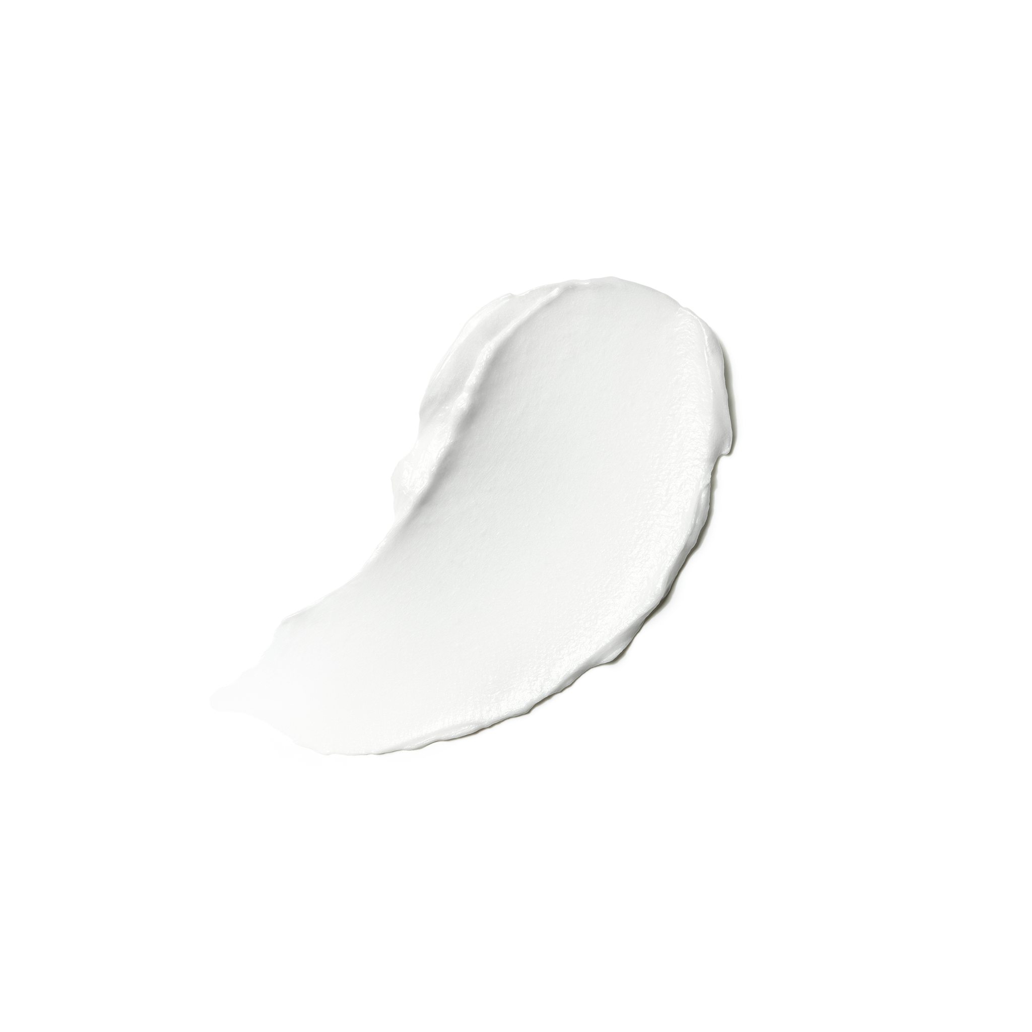 Close-up texture swatch of Skinfix Ceramide Prime Whipped Cream — a thick, white cream with a soft, whipped consistency, on a transparent background.