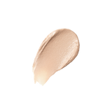Close-up texture swatch of Skinfix Balancing Soft-Foam Clay Cleanser — a smooth, beige clay formula, on a transparent background.