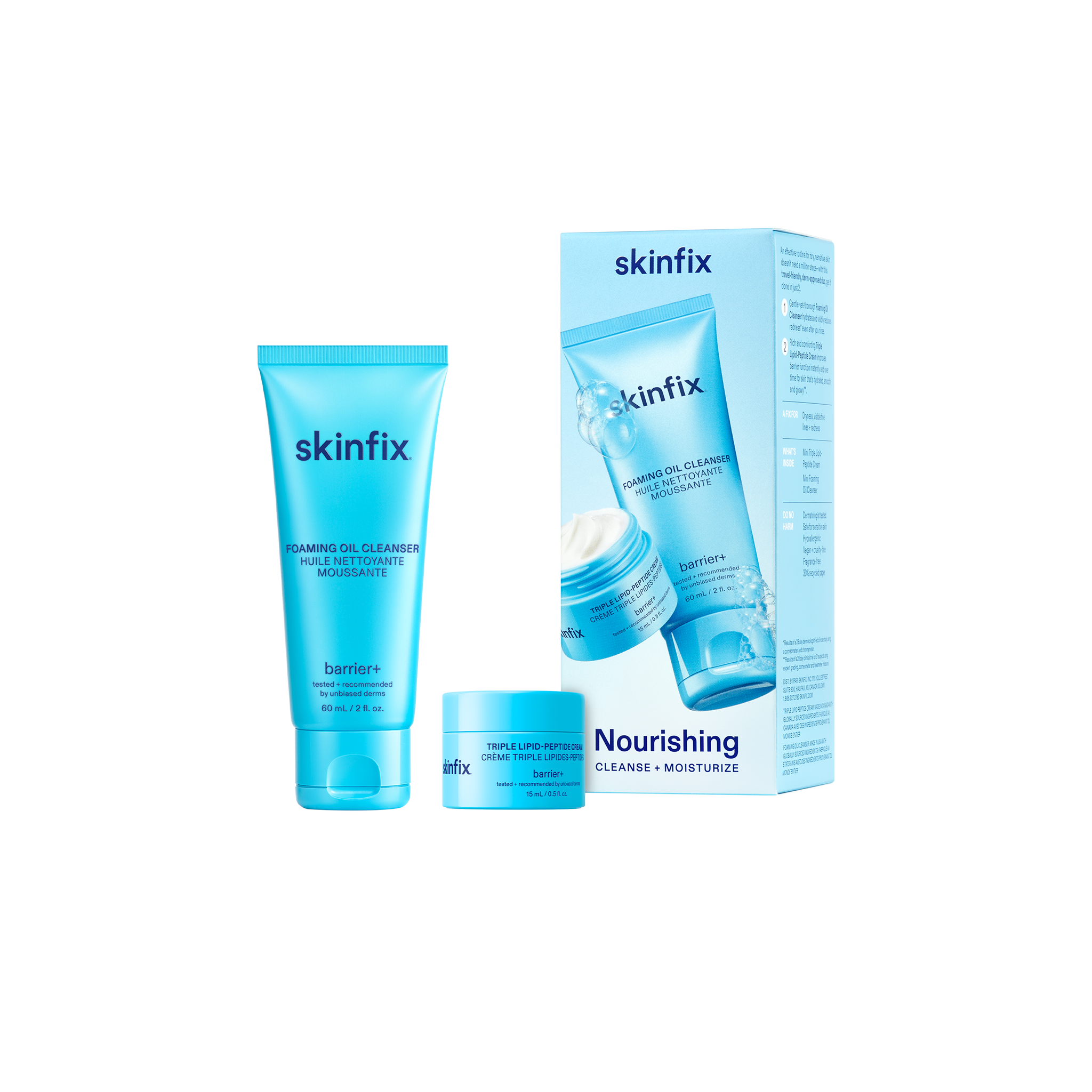 Skinfix Nourishing Cleanse + Moisturize Hero Image