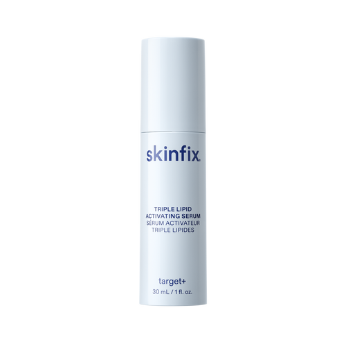 Skinfix Triple Lipid Activating Serum bottle on transparent background.