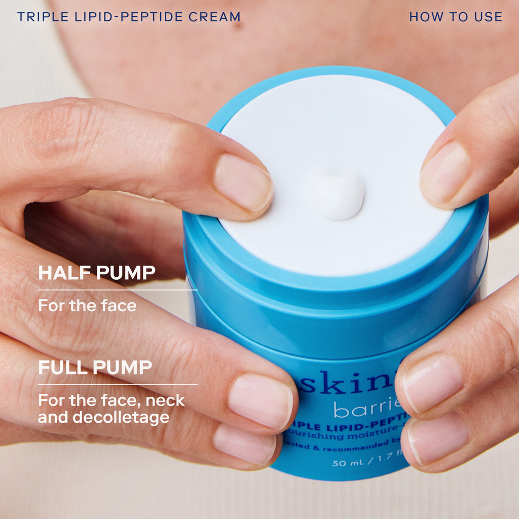 Triple Lipid-Peptide Cream how to use image