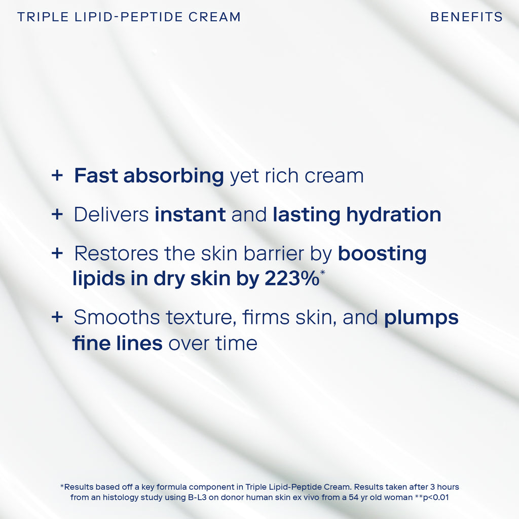 Triple Lipid-Peptide Cream benefits image