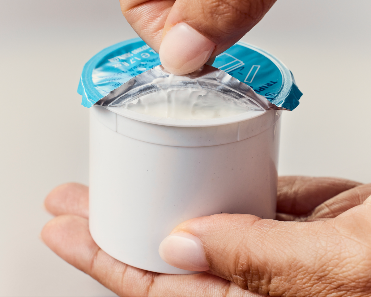 Triple Lipid-Peptide Cream Refill Action Image