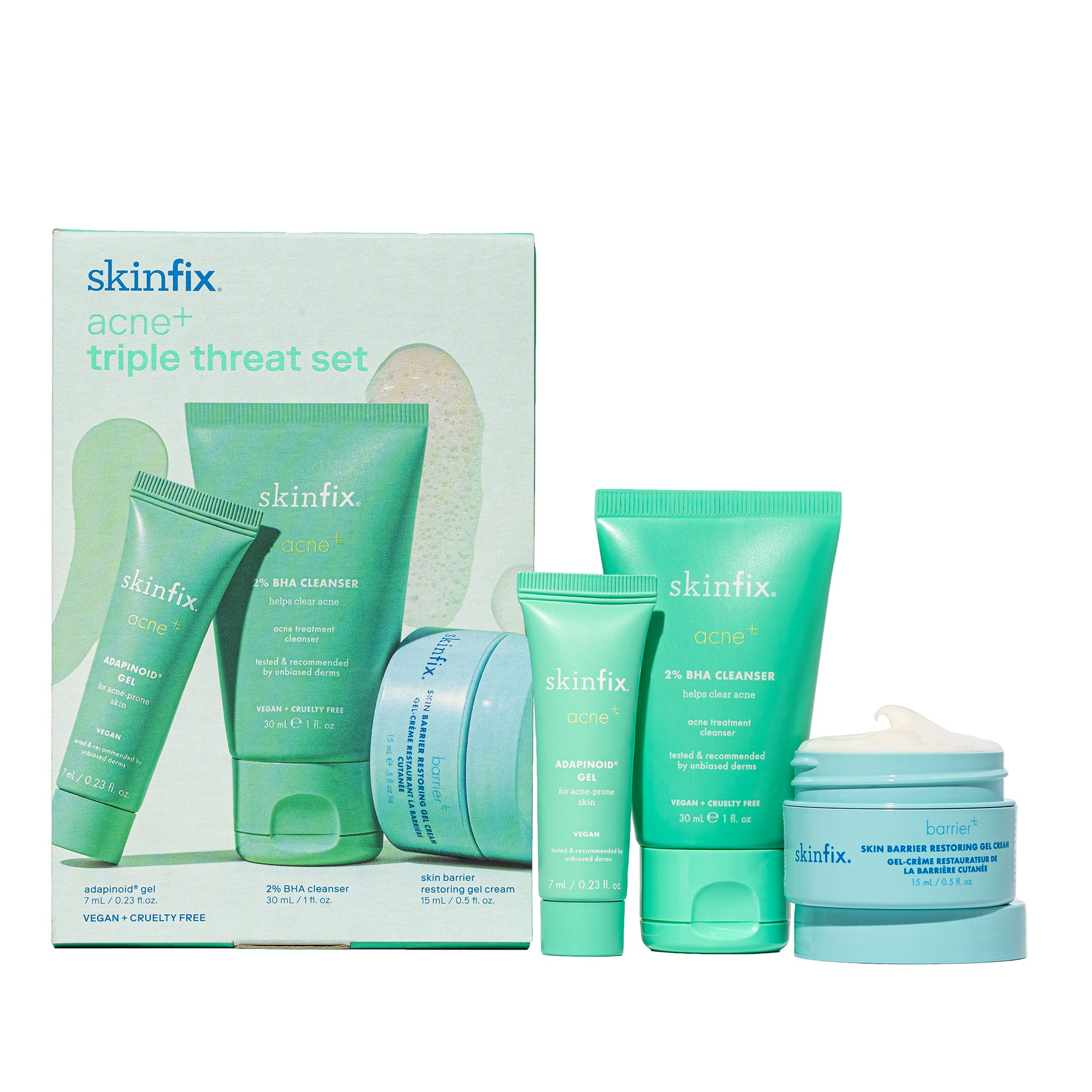 acne+ Triple Threat Set – Skinfix CA